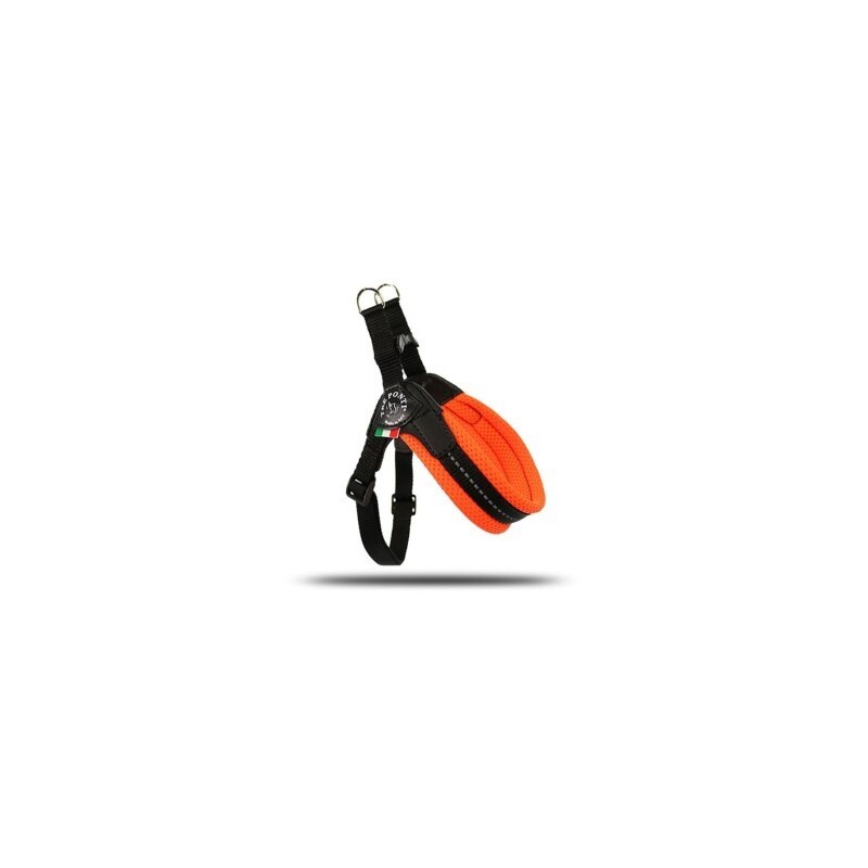 Tre Ponti Geschirr Easy Fit Mesh Neon orange S
