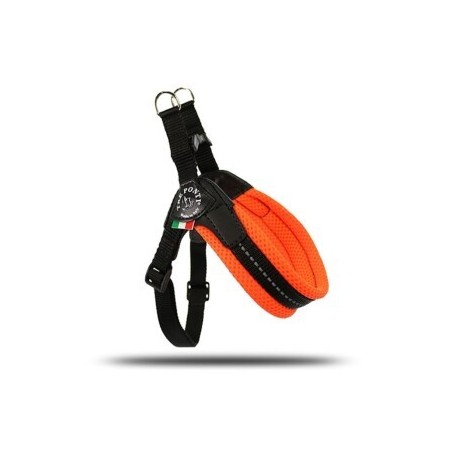 Tre Ponti Geschirr Easy Fit Mesh Neon orange S
