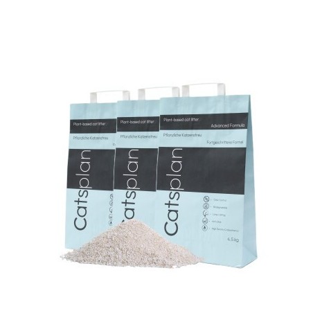 Catsplan pflanzliches Katzenstreu - advanced 13,5 kg