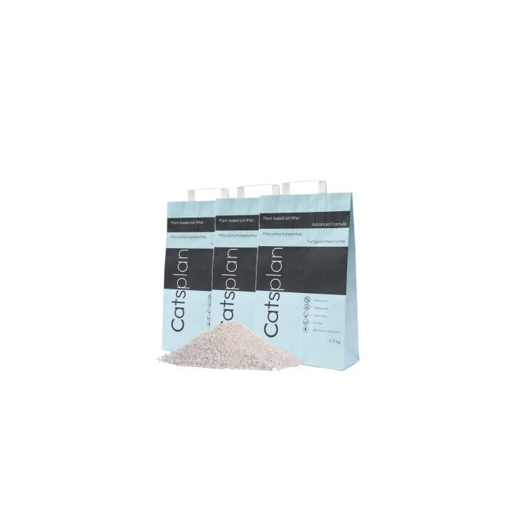 Catsplan pflanzliches Katzenstreu - advanced 13,5 kg