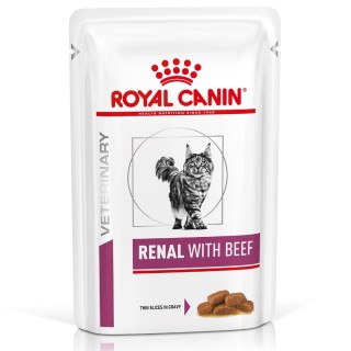 Royal Canin Veterinary Feline Renal in Soße - Rind (12 x 85 g)