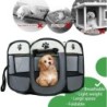 Oxford lightweight Puppy Pet Playpen for Medium Dogs Portable Cat Playpens Indoor Fence Foldable Doggie Play Pen Dog Fences X