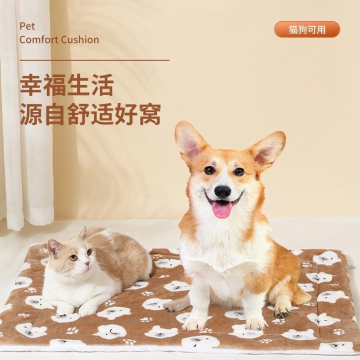 Hundeunterlage zum warmen Schlafen im Winter, verdickte Isomatte für Haustiere, Decke, universelle Hundehütte für alle Jahres