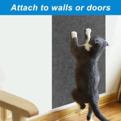Katzenkratzmatte, Katzenteppich mit selbstklebendem, zuschneidbarem Katzenkratzbaumteppich, Katzenkratzmöbelschutz 1pcs