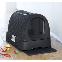 Curver Katzentoilette 51x38,5x39,5 cm Anthrazit