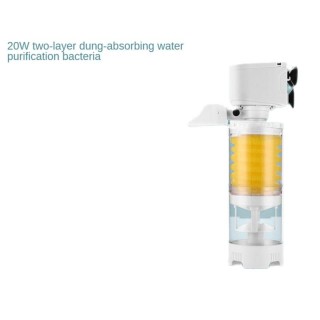 220 V 3 in 1 Aquarium Multifunktions-Filterpumpe Sauerstoff Aquarium 4 Schichten Filter Aquarium Innenfiltermaterial Luftpump