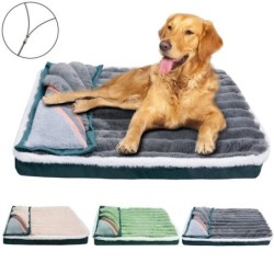 Hundebett, Hundebett, waschbar, Bodenmatte, Unterlage, Hundeschlafmatte, Katzenhütte, Heimtierbedarf, superweich, bequem, lan