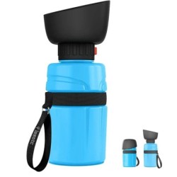 600ml Tragbare Hundewasserflasche Faltbarer Futternapf für Haustiere Wasserflasche Haustiere Outdoor Reise Trinken Hundetrink