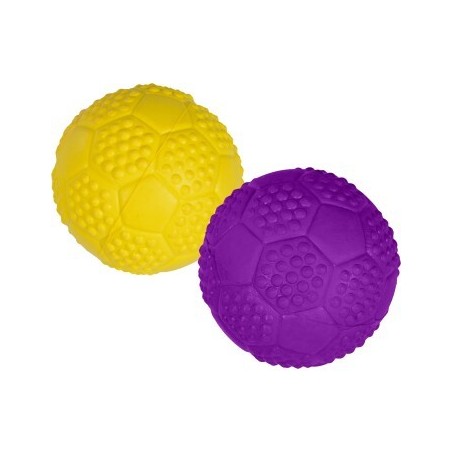 FIT+FUN Spielzeug Ball Naturkautschuk gelb oder lila