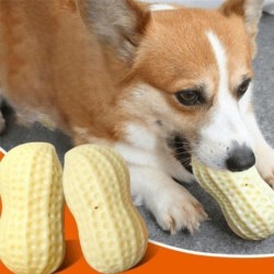 for Puppy Cat Squeaker Bite Resistant Pet Toy Ball Squeak Vocal Peanut Dog Toy Molar