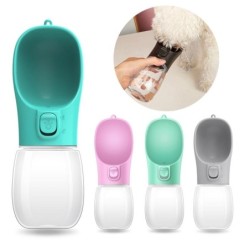 Tragbare Hund Wasser Flasche Für Kleine Große Hunde Schüssel Outdoor Walking Welpen Haustier Reise Wasser Flasche Katze Trink
