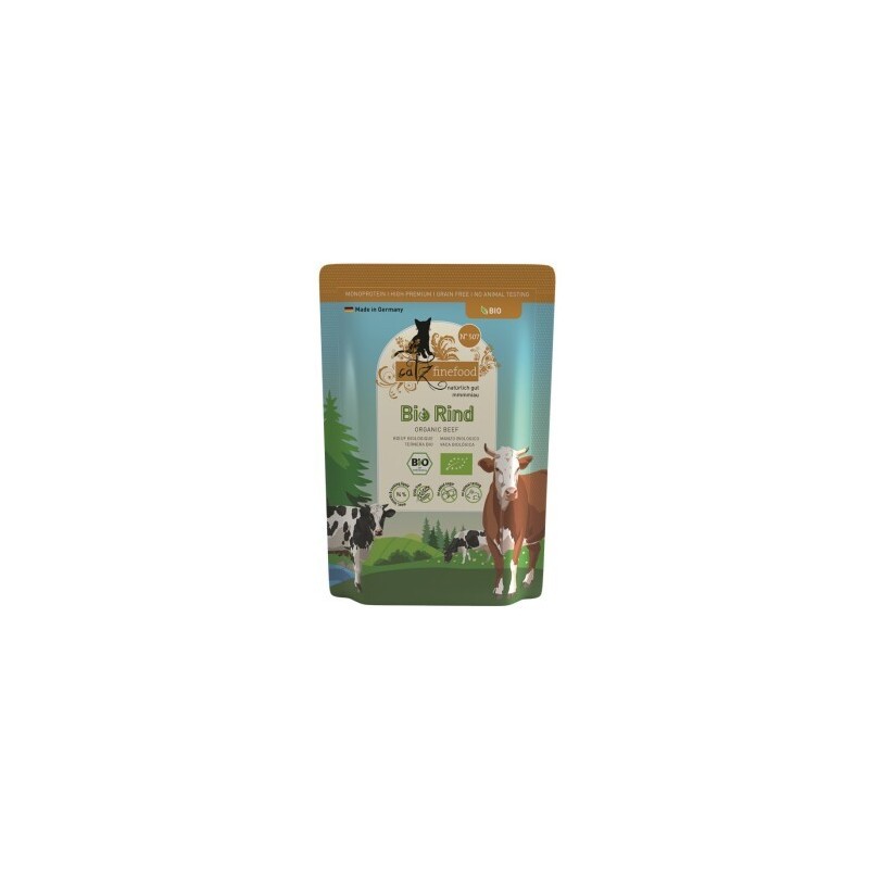 Catz finefood Nassfutter Katze Bio Adult No. 507 Rind 48x85 g