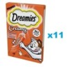 DREAMIES Creamy Katzenleckerli Snack mit leckerem Huhn 44x10 g