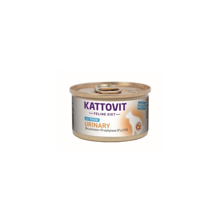 KATTOVIT Feline Diet Nassfutter Katze Urinary Adult Thunfisch 48x85 g