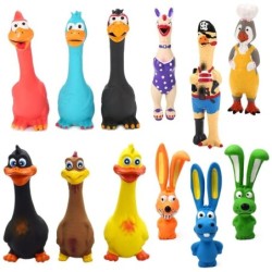 Haustiere Hundespielzeug, schreiendes Huhn, Geräuschspielzeug, bissfester Welpe, Kauspielzeug, interaktives, quietschendes Hu