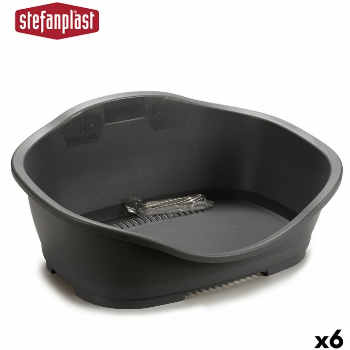 Haustierbettchen Stefanplast 97621 Grau Kunststoff 68 x 27,5 x 49 cm 6 Stück