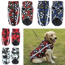 Warme Hundekleidung Wintermantel Wasserdichte gepolsterte Weste für Haustiere Reißverschlussjacke Für Kleine Mittelgroße Hund