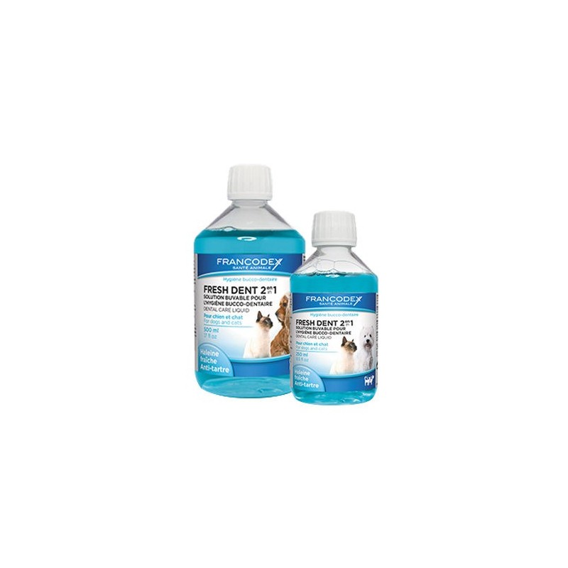 Francodex Fresh Dent 2 in 1 Maulwasser - 500 ml