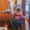 Halloween-Katze, lustiges Cosplay-Kostüm, Kätzchen, komische Outfits, Welpen-Kitty-Verkleidung, Party-Kleidung für kleine, mi