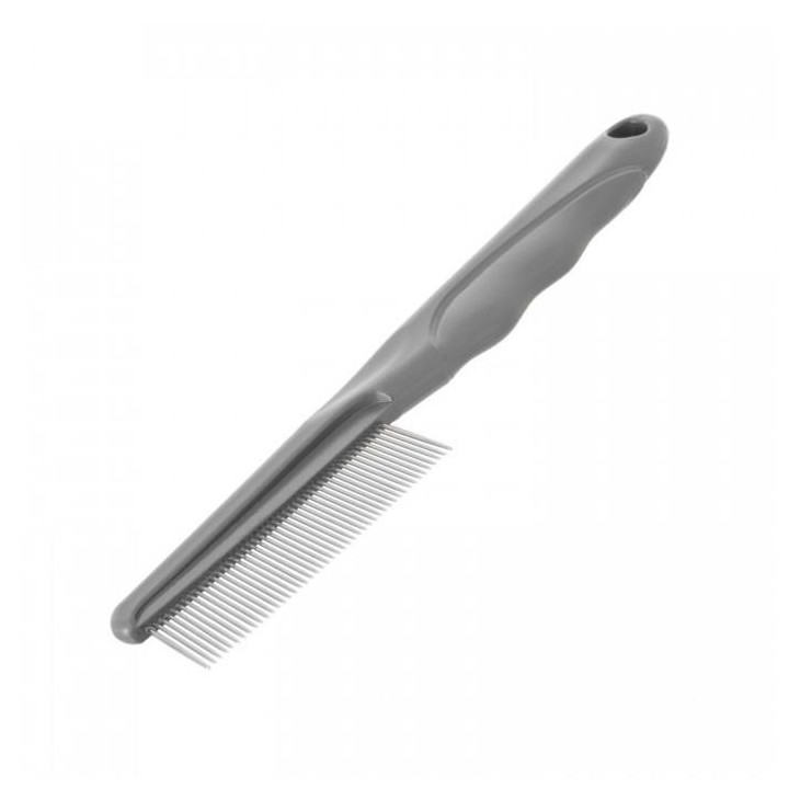 Furrish Hundekamm mit feinen Zähnen One Size silber