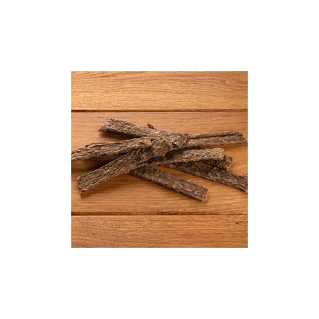alsa-nature Ziegenfleisch Kauartikel, 100 g, Breite: ca. 2 cm, Länge: ca. 13 cm, Hundefutter