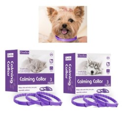 3er-Pack Beruhigungshalsband für die Sicherheit von Katzen, Hunde-Pheromon-Beruhigungshalsband, reduziert die Angst von Haust