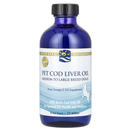 Nordic Naturals, Lebertran für Haustiere, mittelgroße bis große Hunde, 8 fl oz (237 ml)