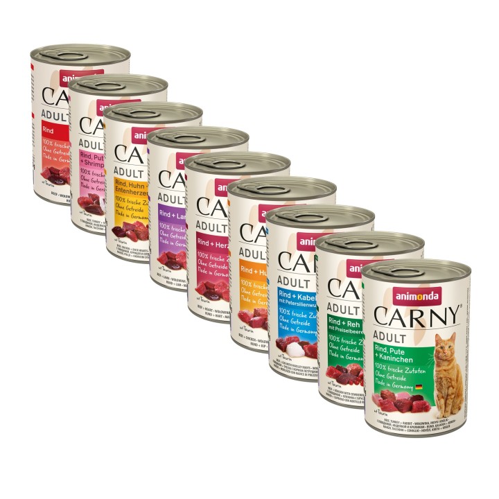 Animonda Carny Adult Katzenfutter - Dosen - Rind, Reh & Preiselbeeren - 6 x 200 g