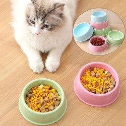 BPA-freier Futternapf aus Kunststoff für Hunde und Katzen, Wassernapf, Futternäpfe aus robustem, dickem Kunststoff mit Weizen