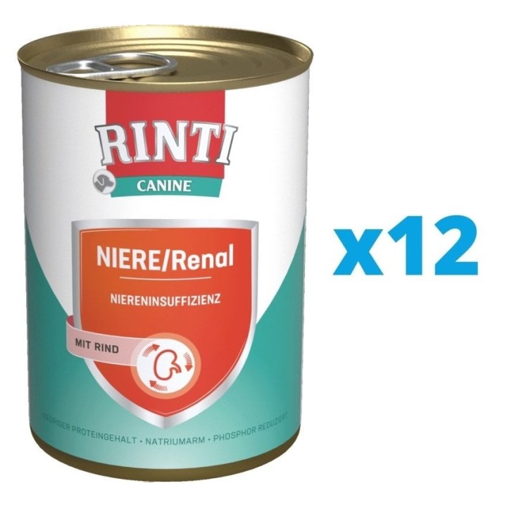 RINTI Canine Niere/Renal Rind 12 x 800 g