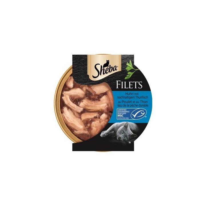Sheba Filets Thunfisch und Huhn 32x60 g