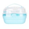 Hamster-Tragetasche, Käfig, tragbar, leicht, für Kleintiere, Tragetasche für Reisen im Freien, Blau blau