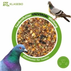KLASEBO Taubenfutter Universal Mischung 25kg, Vogelfutter