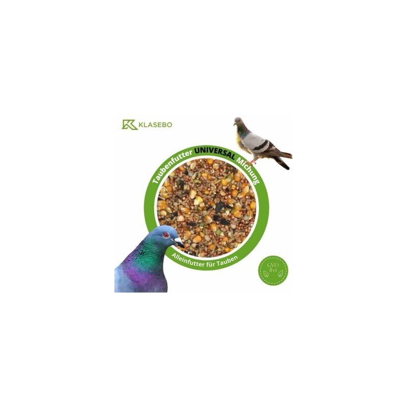 KLASEBO Taubenfutter Universal Mischung 25kg, Vogelfutter