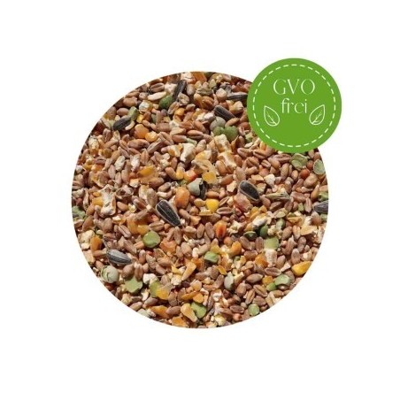 KLASEBO 25kg Premium Geflügelfutter  – Körnerfutter PLUS für gesunde & glückliche Hühner, Gänse & Enten