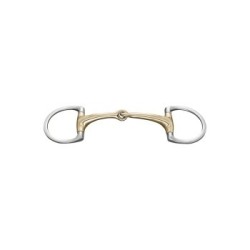 Sprenger Olivenkopfgebiss Dynamic RS mit D-förmigem Ring 16 mm einfach gebrochen 12,5 cm