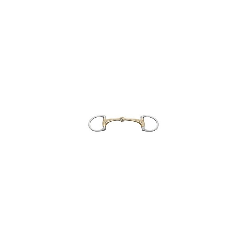 Sprenger Olivenkopfgebiss Dynamic RS mit D-förmigem Ring 16 mm einfach gebrochen 12,5 cm