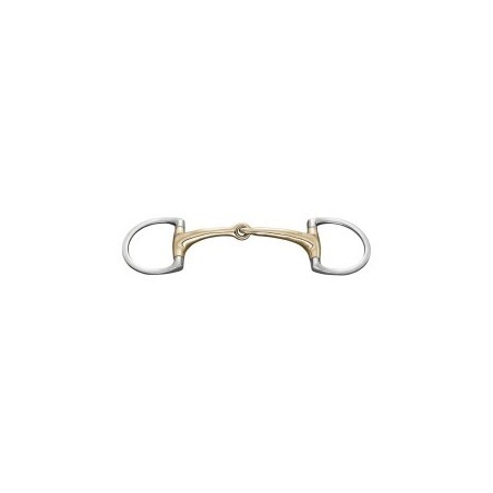 Sprenger Olivenkopfgebiss Dynamic RS mit D-förmigem Ring 16 mm einfach gebrochen 12,5 cm