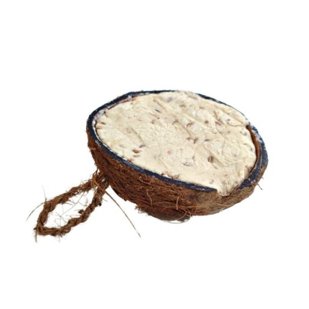 KLASEBO Wildvogelfutter, halbe Kokosnuss Classic