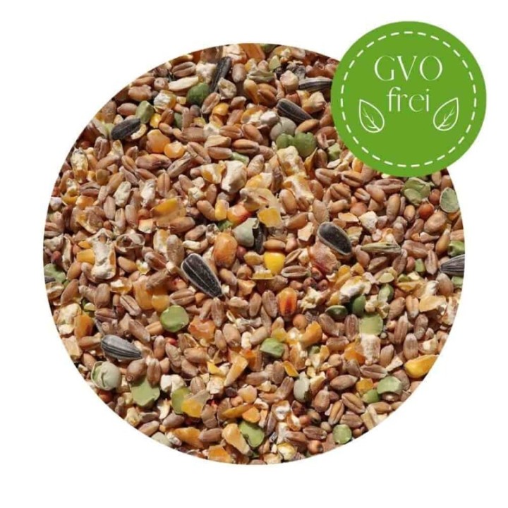 KLASEBO 25kg Premium Geflügelfutter  – Körnerfutter PLUS für gesunde & glückliche Hühner, Gänse & Enten