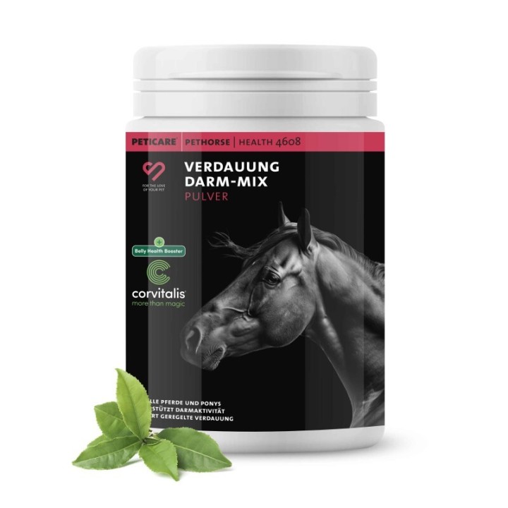 Peticare Natürliches Verdauungs-Pulver für Pferde 500g