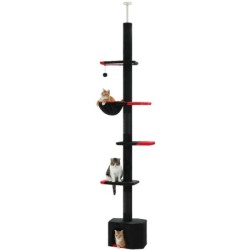 Pawz Road Kratzbaum deckenhoch schwarz