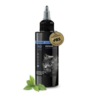 Peticare Anti-Parasiten Mittel für Katzen gegen Milben Flöhe Pilze 250 ml