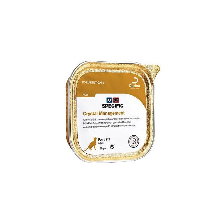 SPECIFIC Crystal Management FCW Katzenfutter - Schälchen - 7 x 100 g