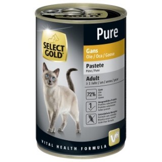 SELECT GOLD Pure Adult Paté Gans 24x400 g