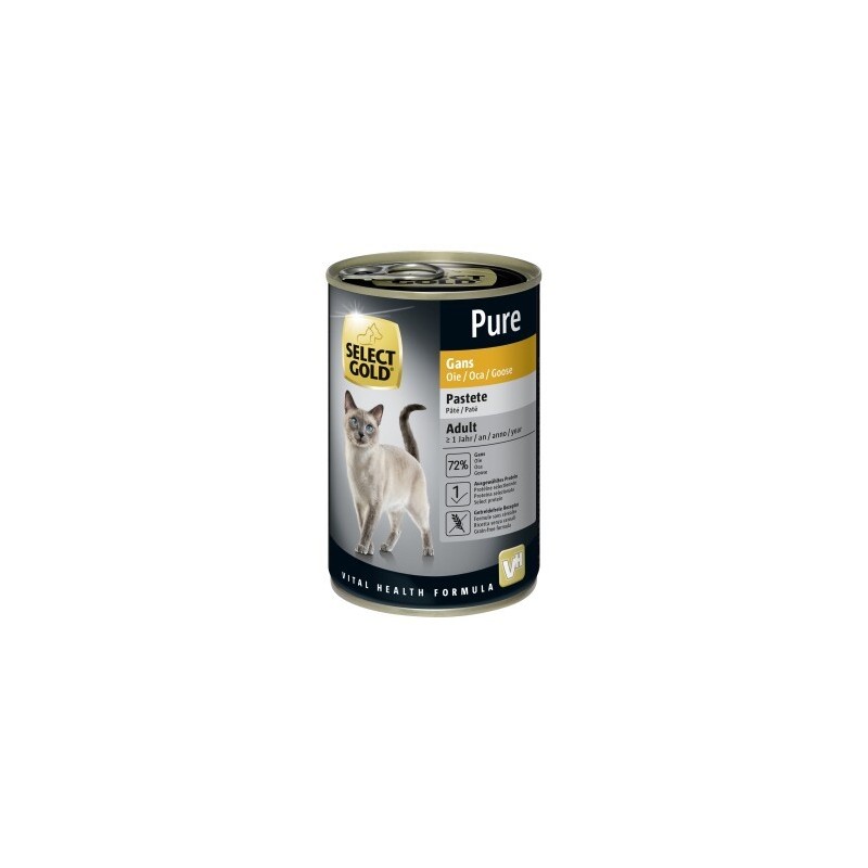 SELECT GOLD Pure Adult Paté Gans 24x400 g