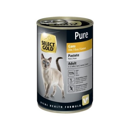 SELECT GOLD Pure Adult Paté Gans 24x400 g
