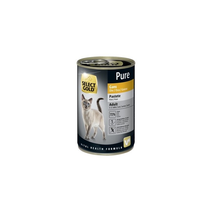 SELECT GOLD Pure Adult Paté Gans 24x400 g