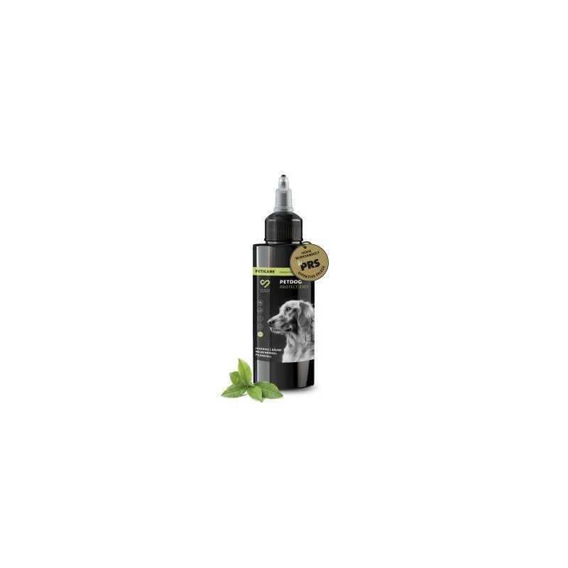 Peticare Anti-Parasiten Mittel für Hunde gegen Milben Flöhe Pilze 50 ml