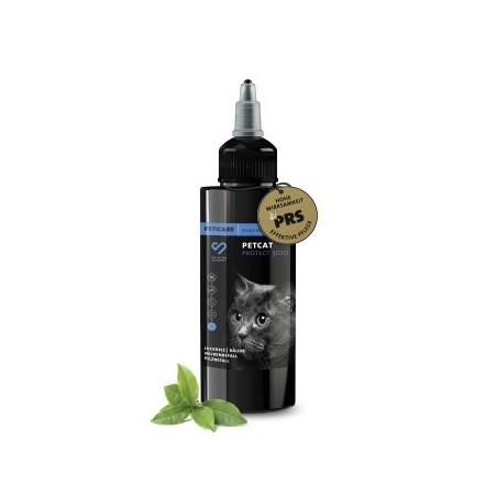 Peticare Anti-Parasiten Mittel für Katzen gegen Milben Flöhe Pilze 50 ml